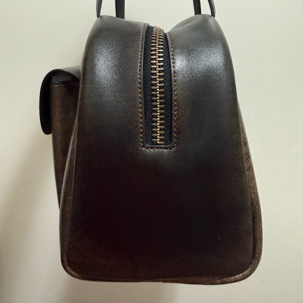 Coach Twin Turnlock Bag In Loved Leather - Picture 4 of 14